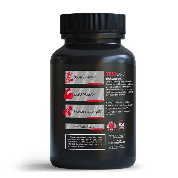 testosil-back Testosil – كبسولات تستوزيل لدعم هرمون الذكوره