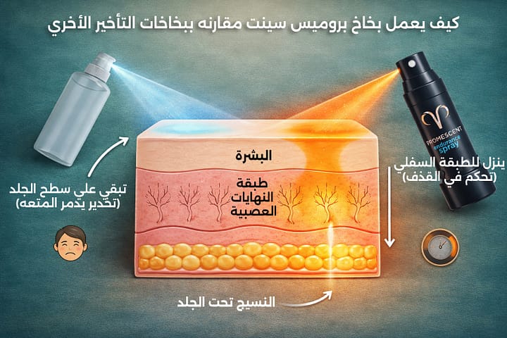 كيف يعمل بخاخ Promescent وتقنية TargetZone